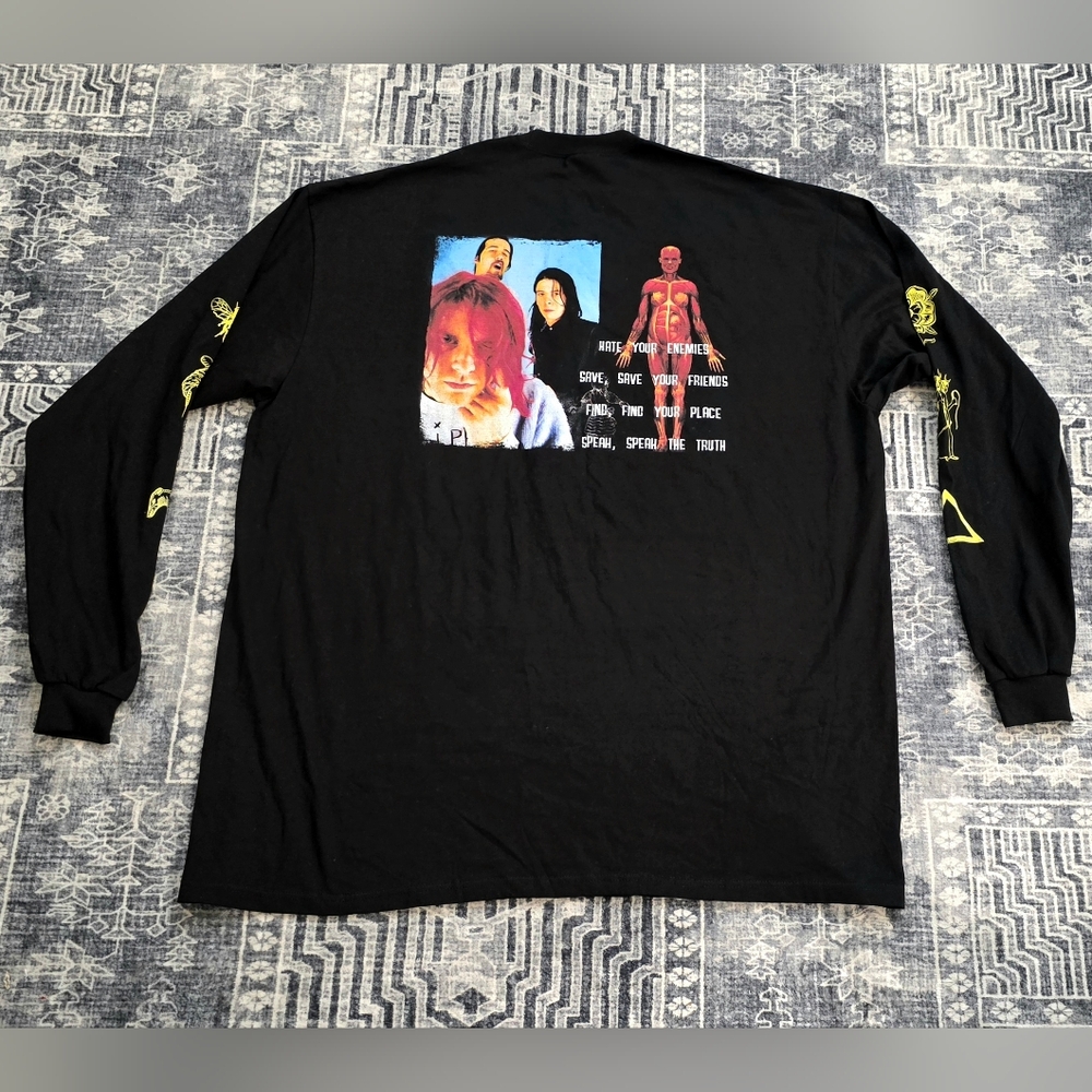 Nirvana X Shaka Wear Custom Rare Super Max Heavy Longsleeve 4 Sidded Print 5XL